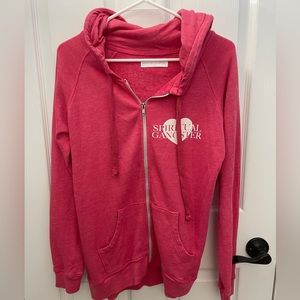 SPIRITUAL GANGSTER Love Is All We Need zip up hoodie large